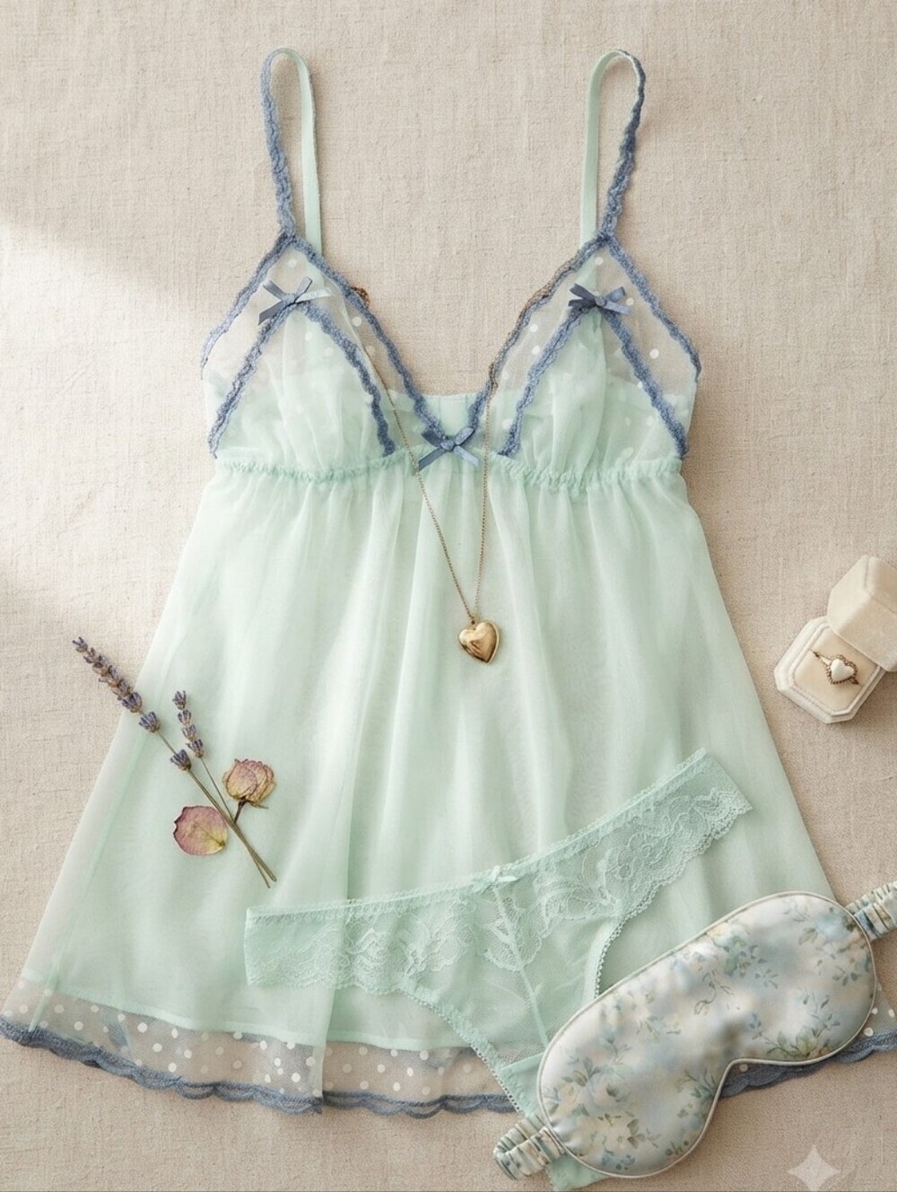 Victoria's Secret Sheer Babydoll Lingerie Top